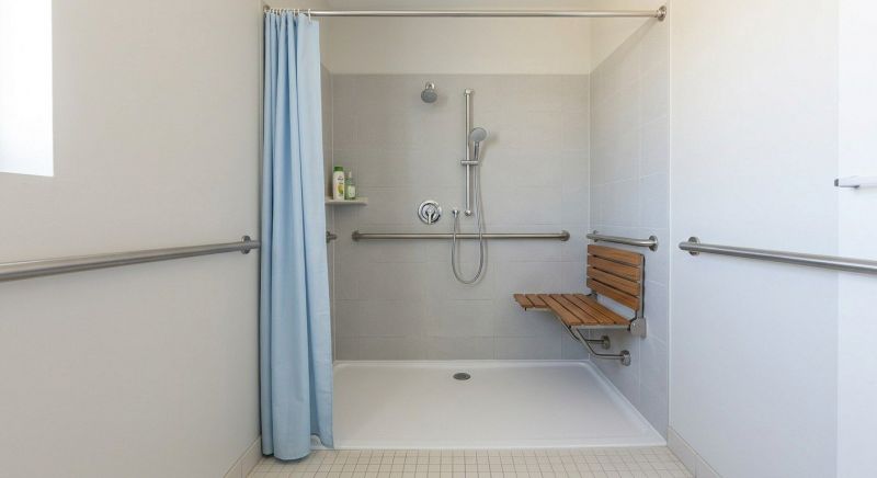 Accessible Shower Construction in Portland, ME