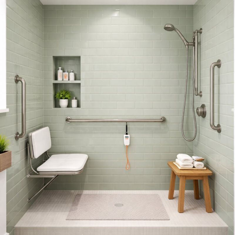 Mobility Shower Installation in Portland, ME