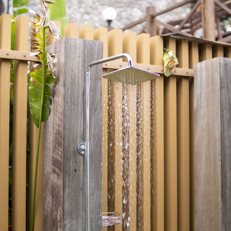Rustic Outdoor Shower